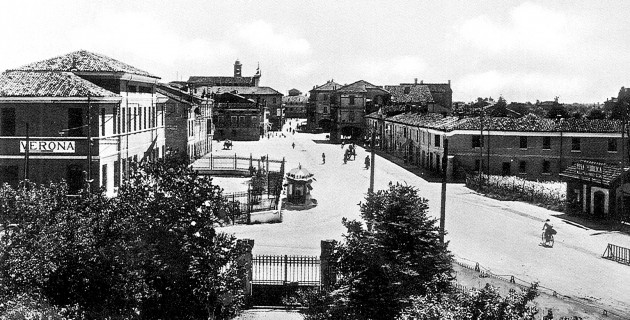 via matteotti in una cartolina d'epoca